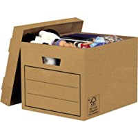 Bankers Box 00154- Caja de almacenamiento- marrón- pack de 10 unidades
